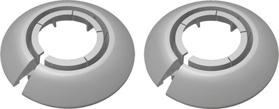 Розетта напольная Ideal Ф25-34мм 081 Металлик серебристый (2шт, флоупак)