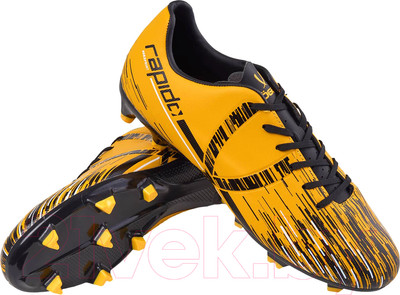 Бутсы футбольные Jogel Rapido FG (р-р 41, желтый/черный)