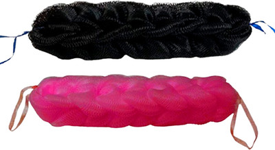 Набор мочалок для тела Cupellia SPA Н015 (черный/розовый)