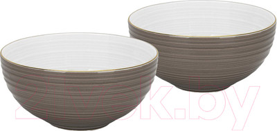 Набор салатников Fissman Firmina 3699 (коричневый)