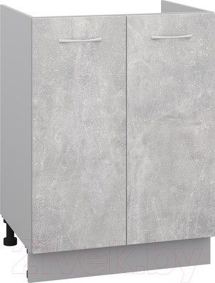 Шкаф под мойку Кортекс-мебель Корнелия Лира НШ60м (ателье светлый)
