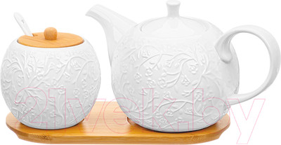 Чайный набор Elan Gallery Веточки-цветочки / 950284 