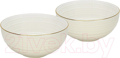 Набор салатников Fissman Firmina 3694 (бежевый)