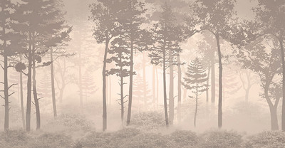 Фотообои листовые Citydecor Таинственный лес 10 (500x260см)