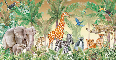 Фотообои листовые Citydecor Детская 336 (500x260см)