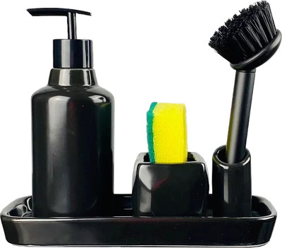 Дозатор моющего средства с подставкой для губки Lenardi 146-032
