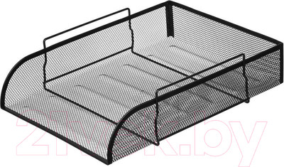 Лоток для бумаг Стамм ЛТГ-30826 (черный)
