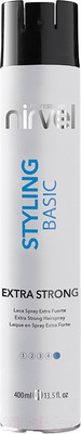Лак для укладки волос Nirvel Basic Extra Strong экстрасильной фиксации (400мл)