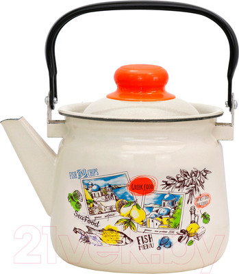Чайник Эмаль Греческая кухня 33-2711/4М