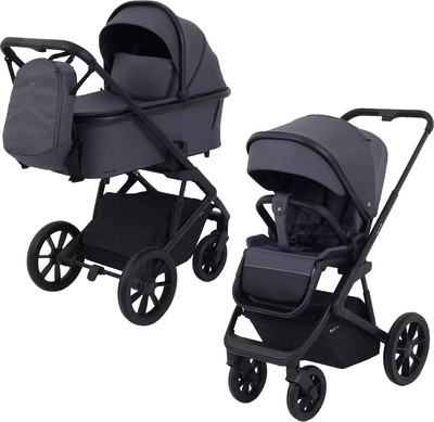 Детская универсальная коляска Rant Basic Nexus 2 в 1 / RA106 (темная тень/графит)