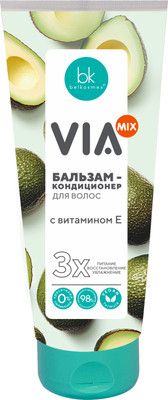 Бальзам для волос BelKosmex VIA Mix с витамином E (180г)