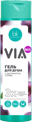 Гель для душа BelKosmex VIA Mix с экстрактом сливы (320г)