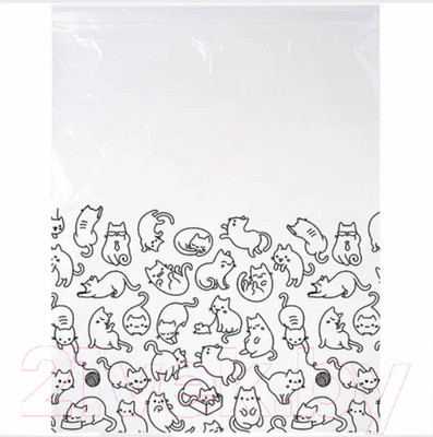 Комплект пакетов-слайдеров Рыжий кот Zip Lock ZB-10 / 102850 (50шт)