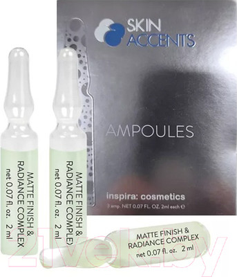 Ампулы для лица Inspira Matte Finish & Radiance Complex Активный концентрат (3x2мл)