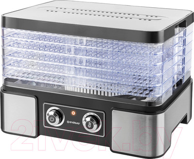 Сушилка для овощей и фруктов Endever Skyline FD-61 (черный/стальной)