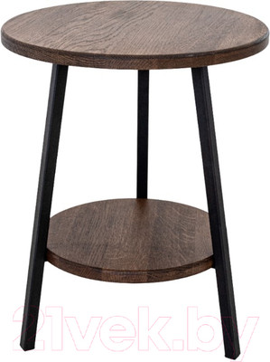 Журнальный столик Stal-Massiv CFT-42 (дуб мореный/черный)