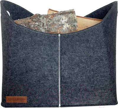 Сумка-переноска для дров Fire&Wood Riga 3 45х32х40 (темно-серый)