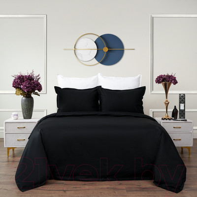 Комплект постельного белья Sofi de Marko Селина 7Е / 7Е-С-Сл-чер (черный)