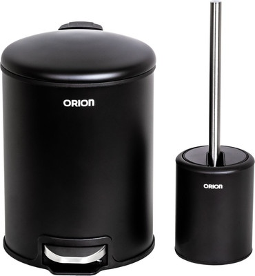 Мусорное ведро Orion Home 770053 с ершиком (5л, черный)
