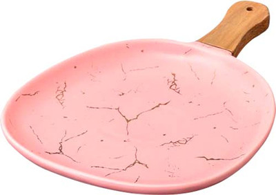 Блюдо ЭСТЕТ Золотой мрамор микс / ЭТ-73639