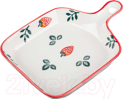 Блюдо ЭСТЕТ Клубника / ЭТ-73763