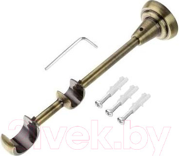 Кронштейн для карниза Lm Decor Двойной YB007 D16/16мм (антик)