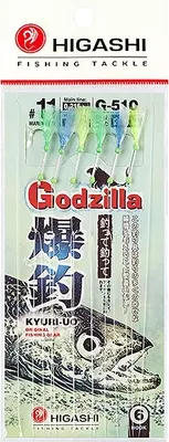 Комплект оснастки для приманки Higashi G-510 #11 Mix 4 / 05801