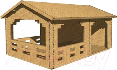 Беседка ДомБелКом Б-2 3.5x5.6