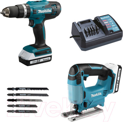 Набор профессионального электроинструмента Makita HP488D + JV183D / DK18B59Y