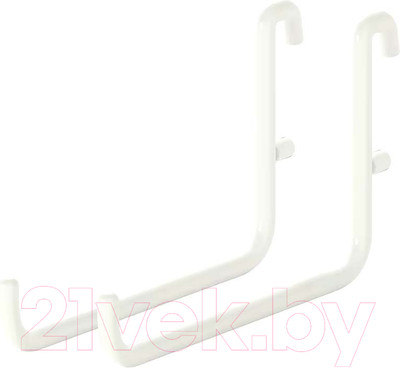 Набор крючков для стенки-органайзера Swed house Savaran 34.72.4891 (2шт, белый)