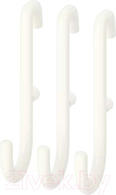 Набор крючков для стенки-органайзера Swed house Savaran 34.72.6265 (3шт, белый)