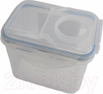 Контейнер для хранения Swed house Behоllare 34.66.9323 (прозрачный/голубой)