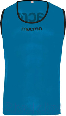 Манишка футбольная Macron Practice+ / 503203-L (L, голубой)