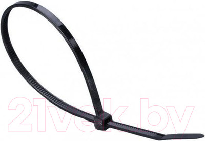 Стяжка для кабеля Fortisflex КСС 50287 (100шт, черный)