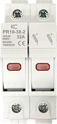 Предохранитель-разъединитель КС ПВЦ 10x38 2P / PR10-38-2