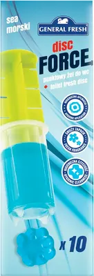 Чистящее средство для унитаза General Fresh Disc Force Море (60мл)