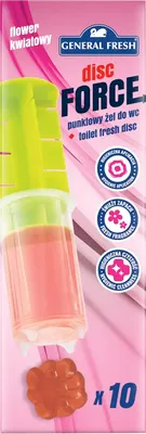 Чистящее средство для унитаза General Fresh Disc Force Цветок (60мл)