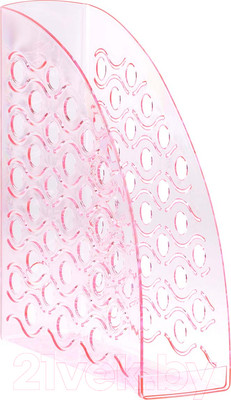 Лоток для бумаг Стамм Вега / ЛТВ-31744 (тонированный неоновый розовый)