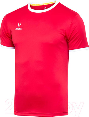Футболка игровая футбольная Jogel Camp Origin Jersey / JFT-1020 (S, красный/белый)