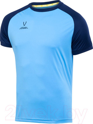 Футболка игровая футбольная Jogel Camp Reglan Jersey / JFT-1021-K (YM, синий/темно-синий)