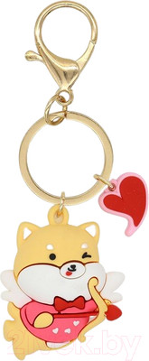 Брелок Miniso Mini Family Pink Romance Series. Сиба-ину 8455