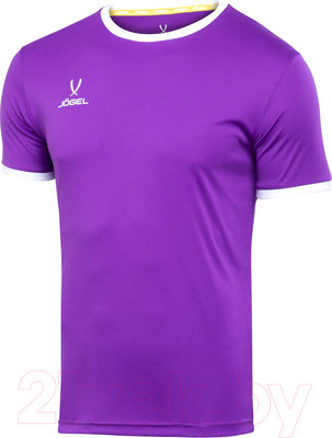 Футболка игровая футбольная Jogel Camp Origin Jersey / JFT-1020 (XL, фиолетовый/белый)