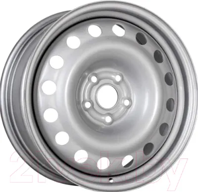 Штампованный диск SDT Stahlrader 16x6.5" 5x114.3мм DIA 66.1мм ET 40мм Silver