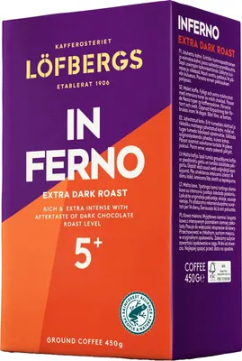 Кофе молотый Lofbergs Inferno (450г)
