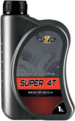 Моторное масло Wezer Super 4T 10W40 SN/CI-4 / 4606086 (1л)