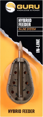 Кормушка рыболовная Guru Hybrid Feeder Inline Medium 32г / GHF32I