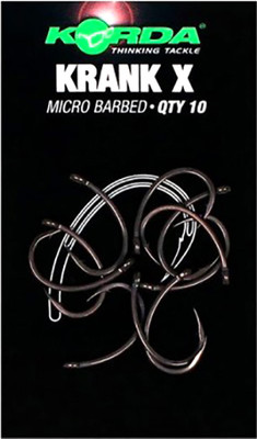 Набор крючков рыболовных Korda Krank-X №8 / KKRX8