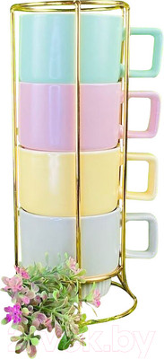 Набор кружек Lenardi 118-072  (4шт)