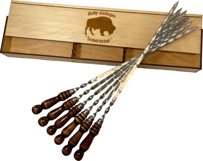 Набор шампуров Chugun Invest Беловежский (6шт)