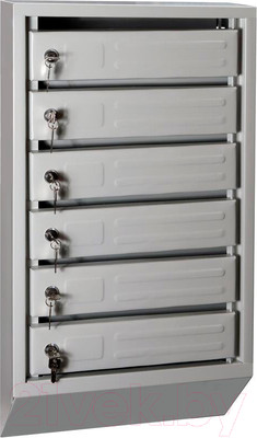 Почтовый ящик Klesto Классика 1953652 (6 секций, с задней стенкой)